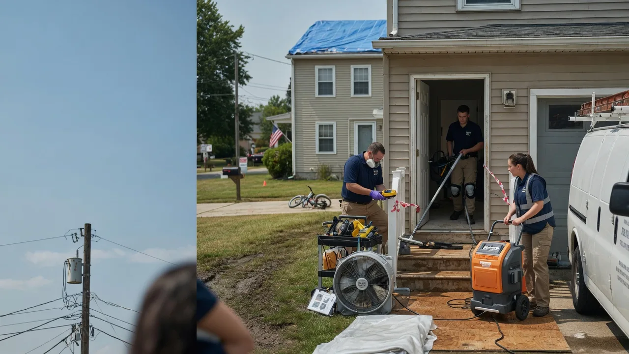 Water Damage Repair in Louisburg, KS near me